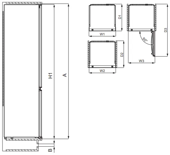 AEG SFE618F1DS Refrigerator-FIG2