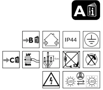 PHILIPS 8719514326606 Cavanal Ceiling Light
