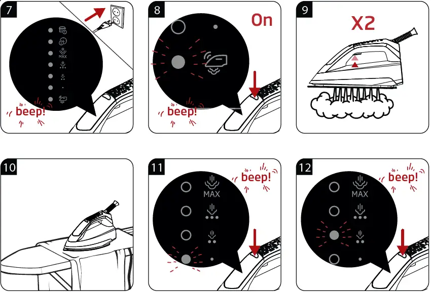 beko SGA 6126 R, SGA 6124 D Steam Station fig 2