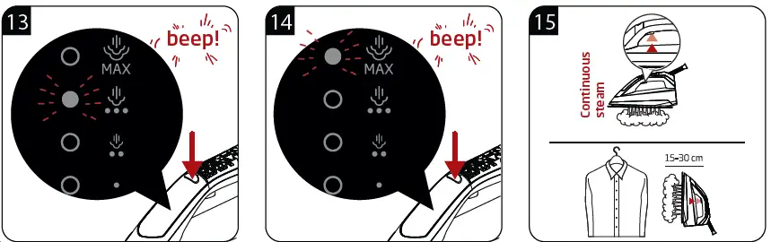 beko SGA 6126 R, SGA 6124 D Steam Station fig 3