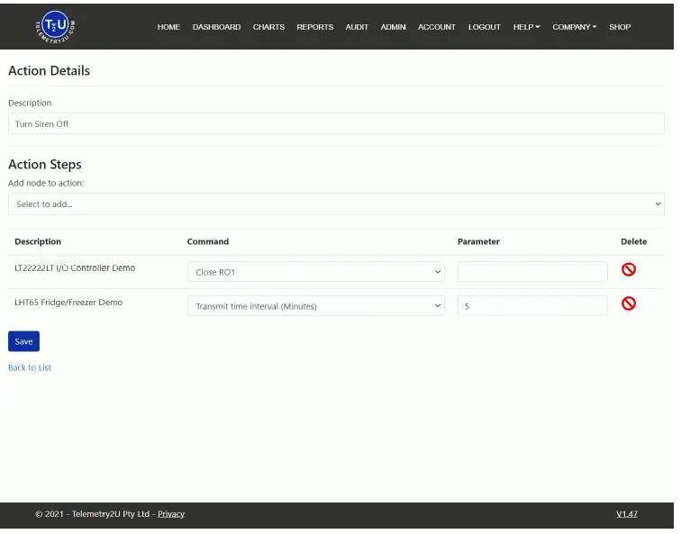 Telemetry2U IoT Platform Registering an Account fig 10