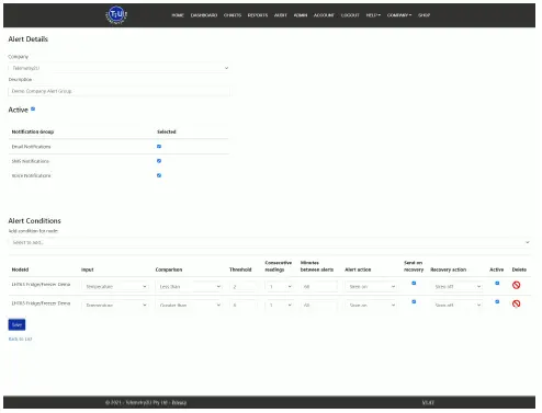 Telemetry2U IoT Platform Registering an Account fig 9