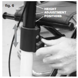 aidapt-VP185G-Aluminium-Fold-Flat-Rollator-3
