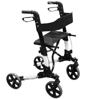 aidapt-VP185G-Aluminium-Fold-Flat-Rollator-PRO