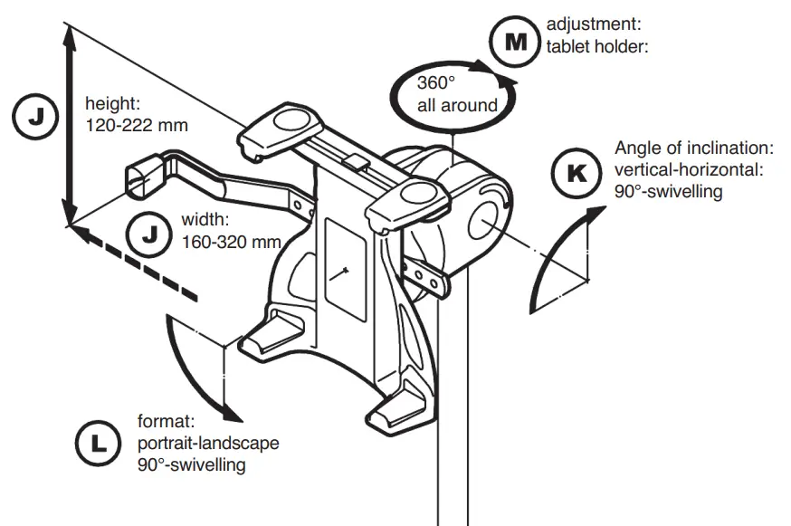 K nig Meyer 19742 Tablet PC Stand Holder - fig 11