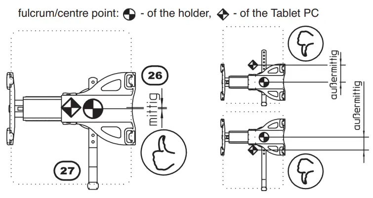 K nig Meyer 19742 Tablet PC Stand Holder - fig 9