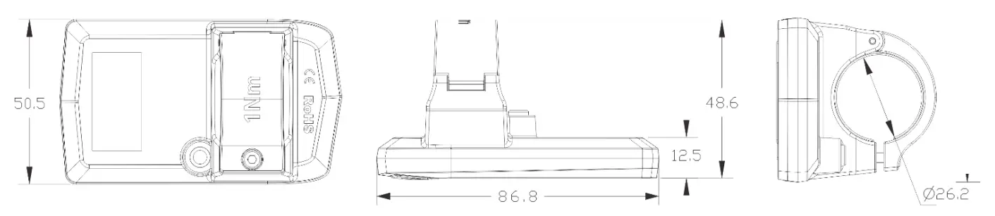 HUIYE B02 Bike Computer fig 3