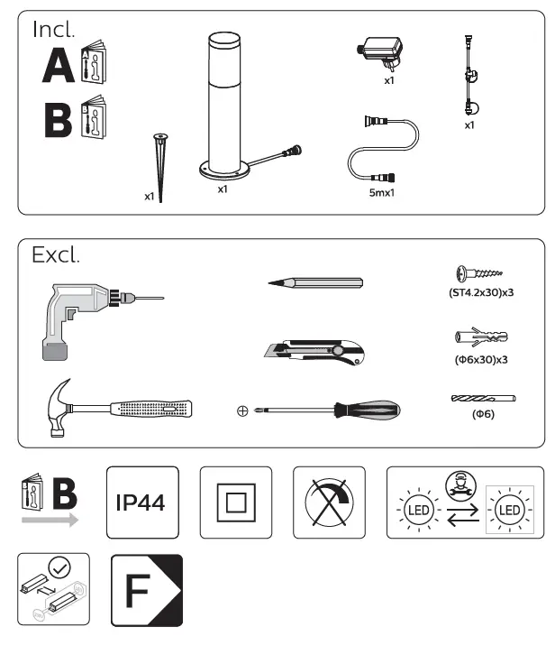 PHILIPS-9290032621-LED-Outdoor-Low-Voltage-Pedestal-User-Manual-featured