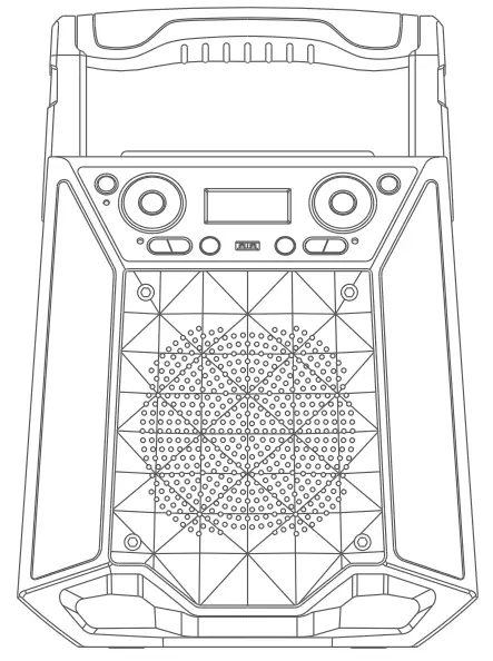 singing machine SML2250 Shine Duets with Voice Assistant Bluetooth Stand-