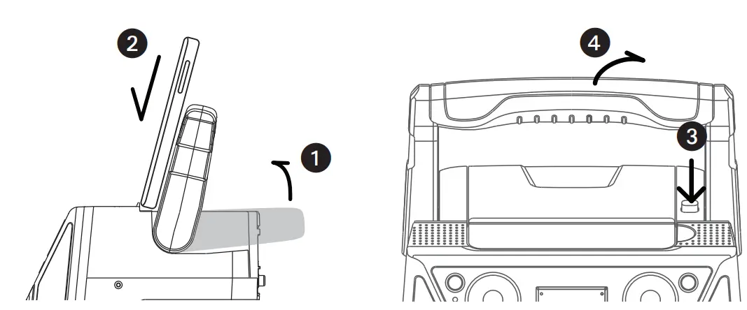 singing machine SML2250 Shine Duets with Voice Assistant Bluetooth Stand-fig10