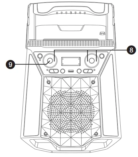 singing machine SML2250 Shine Duets with Voice Assistant Bluetooth Stand-fig13
