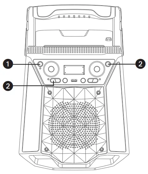 singing machine SML2250 Shine Duets with Voice Assistant Bluetooth Stand-fig15