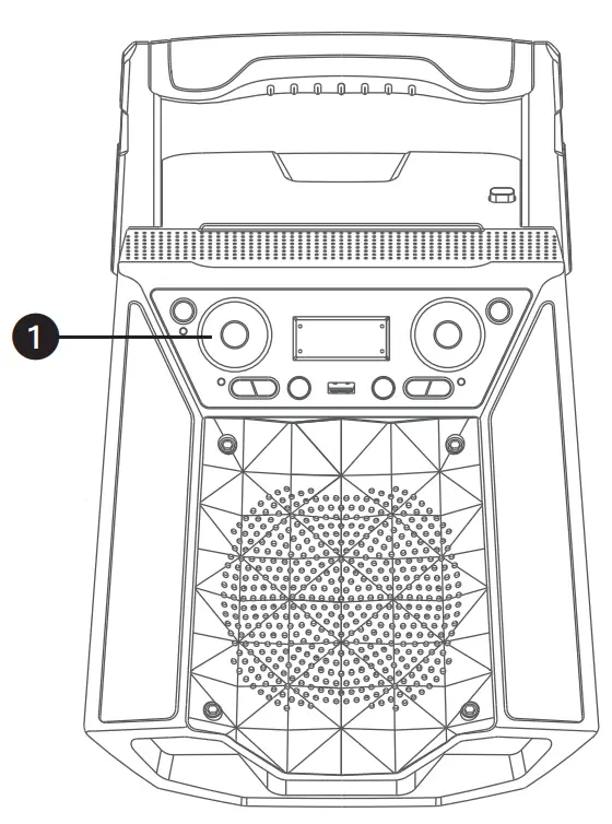 singing machine SML2250 Shine Duets with Voice Assistant Bluetooth Stand-fig9