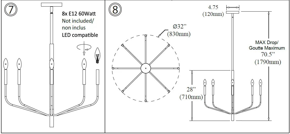 Dainolite-ELN-328C-Eleanor-8-Light-Black-Chandelier-03