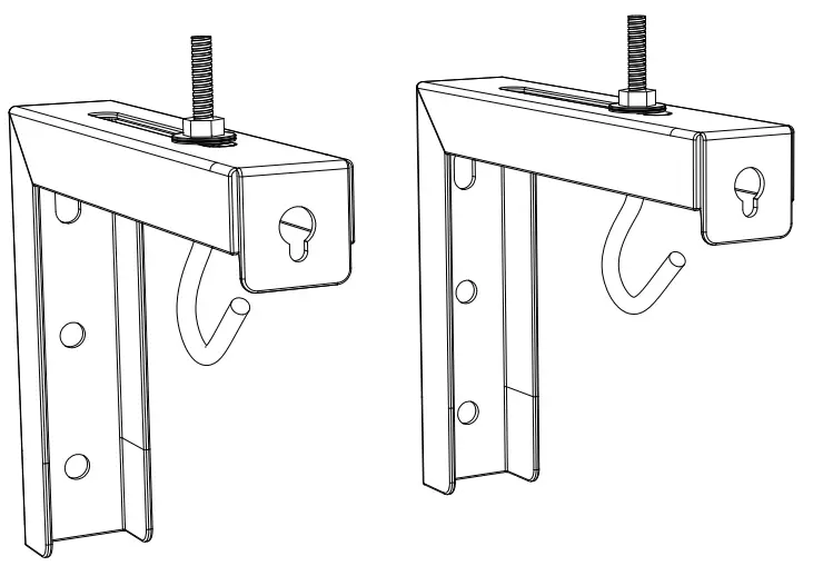 WALI PSM001-W 6” Projector Mount