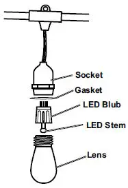 HARBOR FREIGHT 56521 Color Changing LED String Lights-1