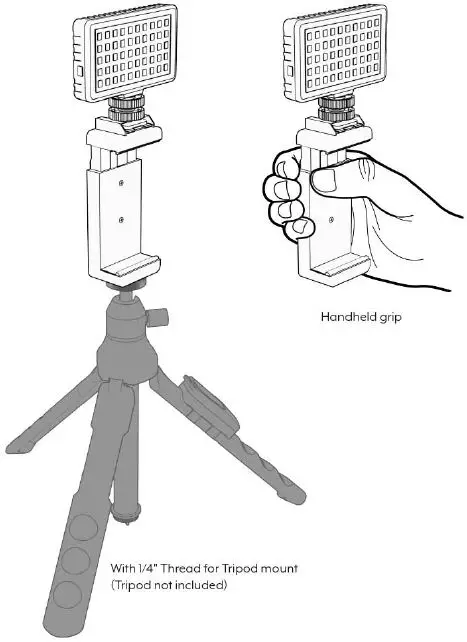 BOWER BWRWA50LED 50 LED Smartphone Video Light-5