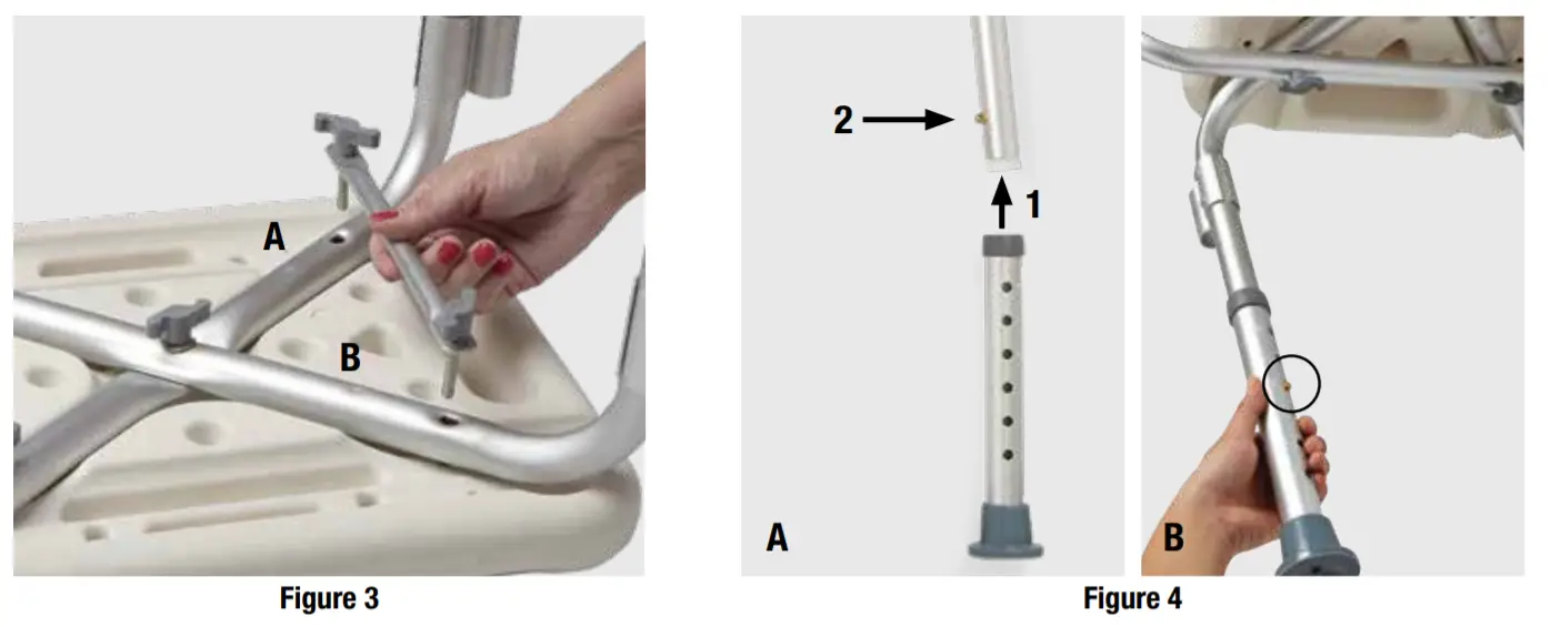 GUARDIAN Bath Bench with Arms - FIG3