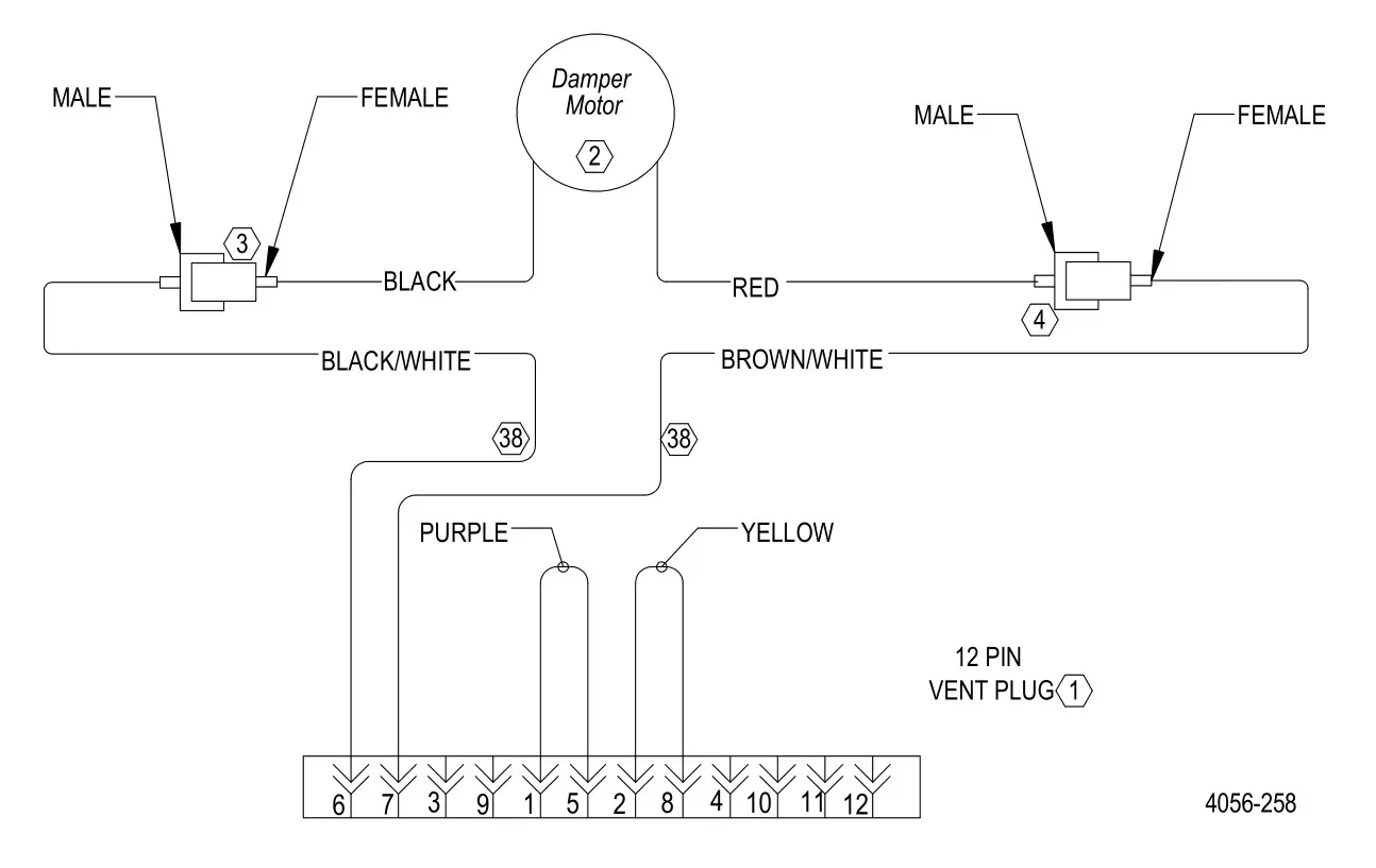 Bard QCRV-F Commercial Room Ventilator with Spring Return and Exhaust - FIGURE 8