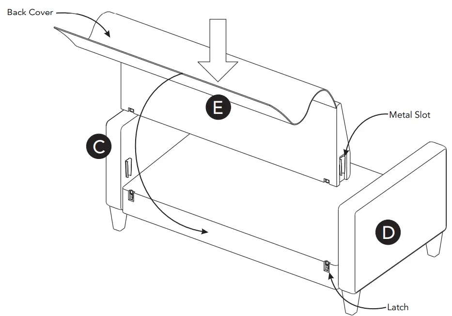 homestyles Outdoor Patio Outdoor Loveseat - fig 4