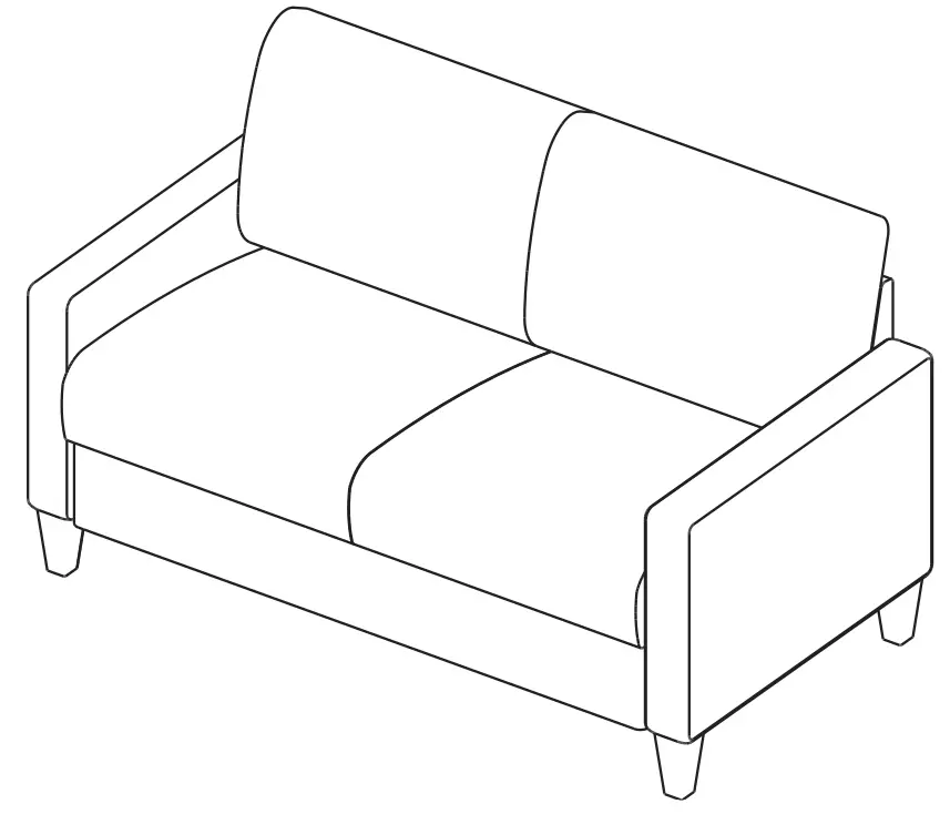 homestyles Outdoor Patio Outdoor Loveseat