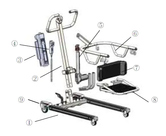 Proactive-medical-34500-Protekt-500-Stand-Sit-To-Stand-Patient-Lift-1