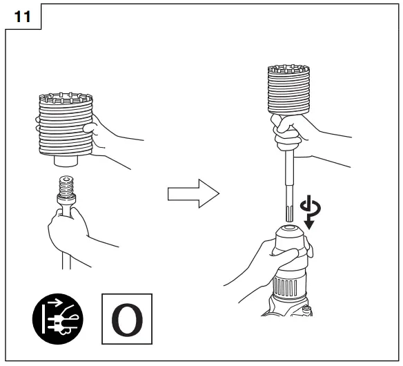 HiKOKI-DH40MEYWSZ-Combination-Hammer-FIG-13