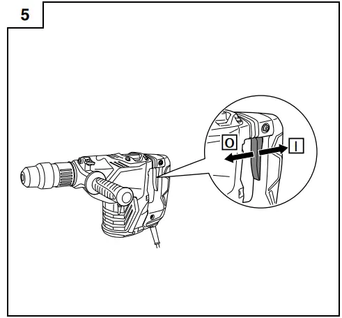 HiKOKI-DH40MEYWSZ-Combination-Hammer-FIG-7