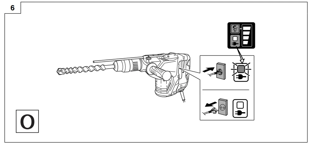 HiKOKI-DH40MEYWSZ-Combination-Hammer-FIG-8
