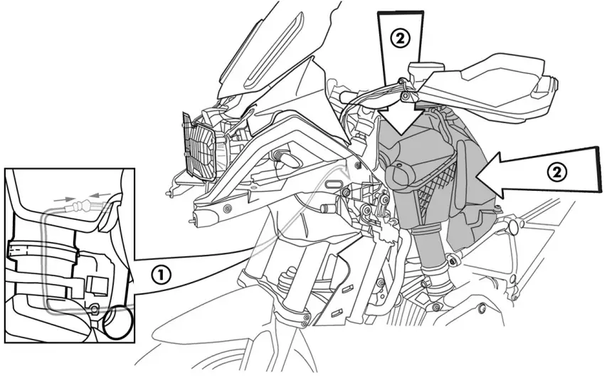 TOURATECH 09-038-5861-0 Brake and Clutch Lever Set - FIG 3