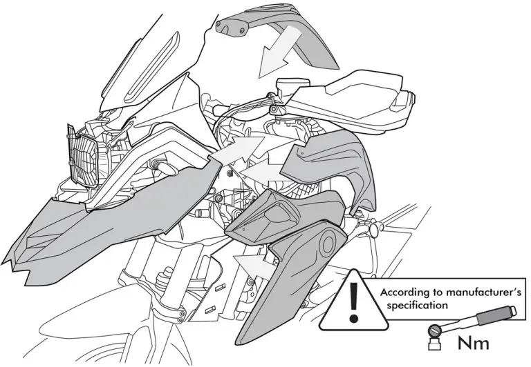TOURATECH 09-038-5861-0 Brake and Clutch Lever Set - FIG 5