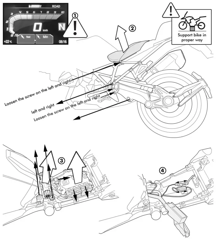 TOURATECH 09-038-5861-0 Brake and Clutch Lever Set - FIG 6