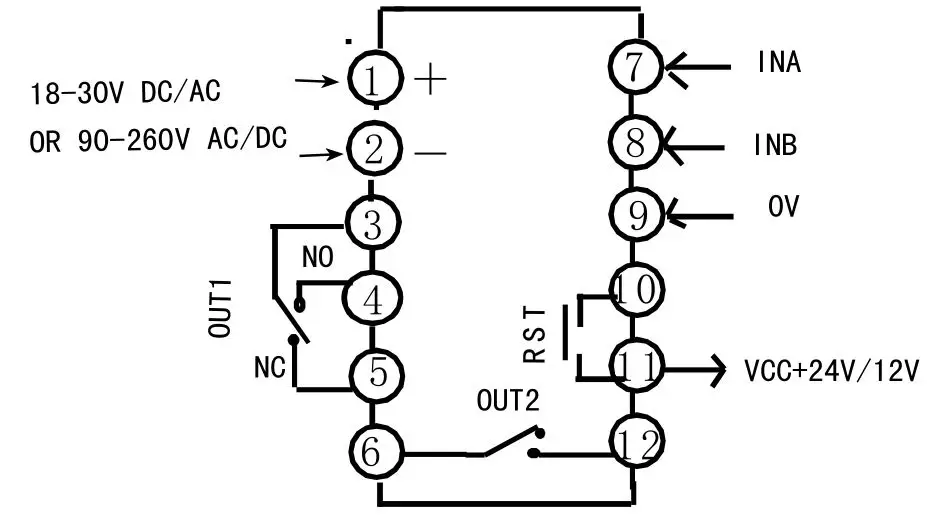 APOSUN CHC8 CHC Series Pulse Counter - CHC4 Series