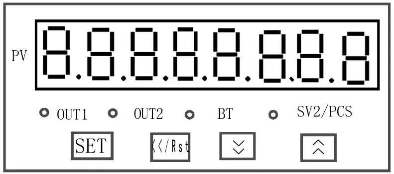 APOSUN CHC8 CHC Series Pulse Counter - CHC8 8digit counter orlength