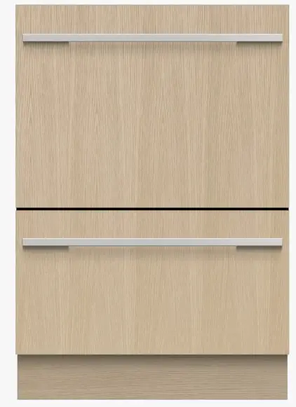Fisher and Paykel DD24DHTI9 N Integrated Double DishDrawer Dishwasher