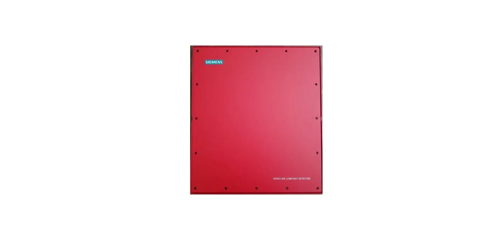 Siemens Ead-3 Weatherproof Air Duct Detector Enclosure Instruction Manual