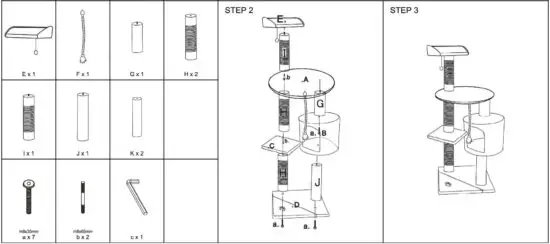 FIG 2 ASSEMBLY INSTRUCTIONS