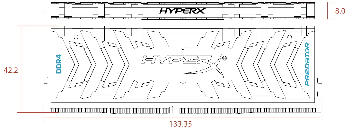HYPERX HX432C16PB3AK2 32 RAM Memory 1