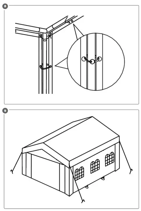 EKVIP 022100 Party Tent - Fig5