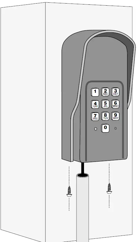 Wired Keypad Installation 03