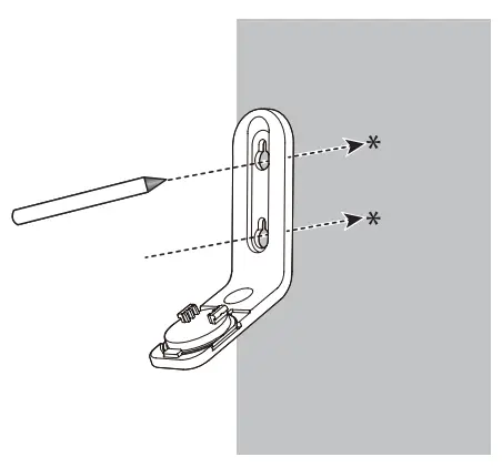 vtech RM2751 2.8 Inch Smart WiFi 1080p Video Monitor - mount bracket