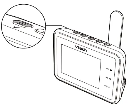 vtech RM2751 2.8 Inch Smart WiFi 1080p Video Monitor - parent unit