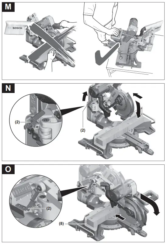 BOSCH GCM 10 GDJ Professional Sliding Mitre Saw - Fig 10