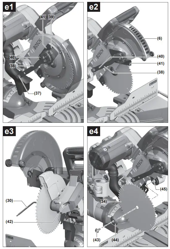 BOSCH GCM 10 GDJ Professional Sliding Mitre Saw - Fig 6