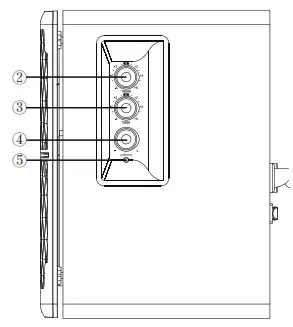 EDIFIER R1280T Multimedia Speaker - Side view