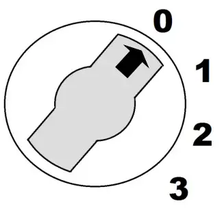 electriq HVF18C 18 Inch High Velocity Fan- CONTROL PANEL