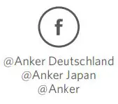 ANKER A2637 511 Charger (Nano Pro) PIQ 3.0 Durable Compact Fast Charger User Manual - Facebook Logo