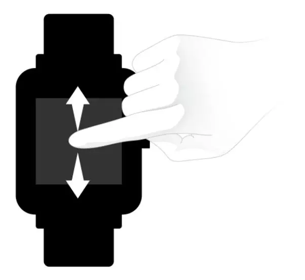 AMAZFIT W1821US1N Bip Lite Smartwatch User Manual - Functions Navigation