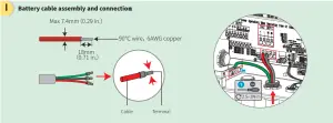 GOODWE A ES Series Inverter - Battery cable assembly