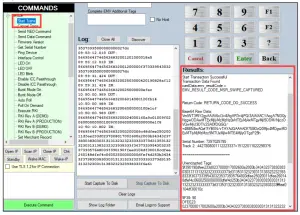 IDTECH VP3300 EMV Contact and EMV Contect Reader - Start Trans